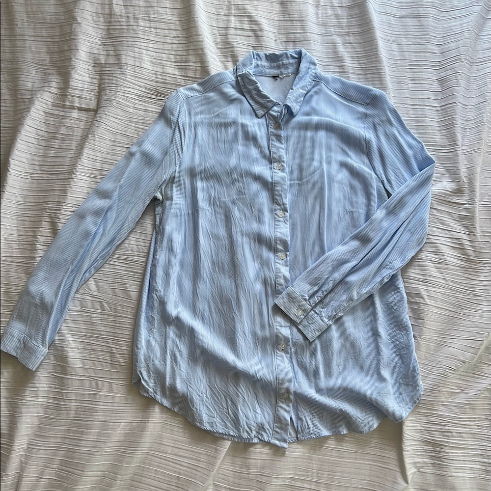 Striped Long Sleeve Blouse